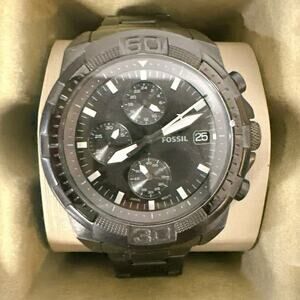 Fossil FS5853 Bronson Chronograph Quartz Black Dial Men's Watch